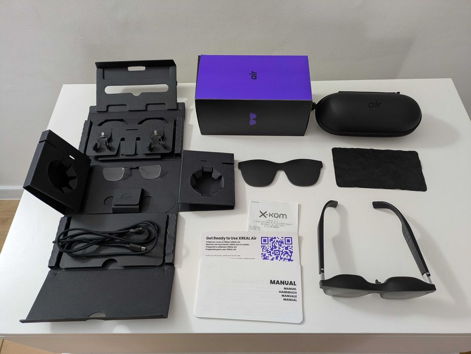 Xreal (Nreal) Air - Okulary AR Przenośny Ekran 130 cali Nowe Gwarancja