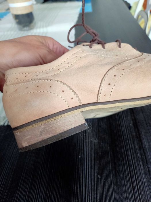 Oksfordki jazzówki skóra zapato cappuccino r. 38