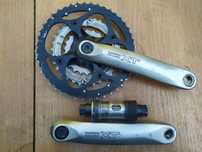 Shimano Deore XT korby  FC-M751 Hollowtech Dł.175mm 22/32/44t +BB-ES50