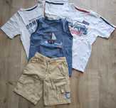 Zestaw na lato 104-110 t-shirt spodenki