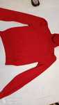 Swetr damski bordo