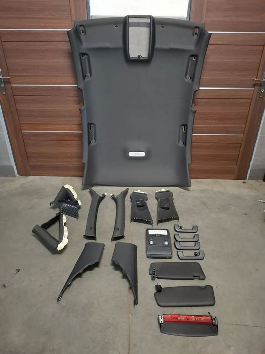 Podsufitka sufit czarny wnętrze komplet Audi A4 B8 sedan lift 2013 rok