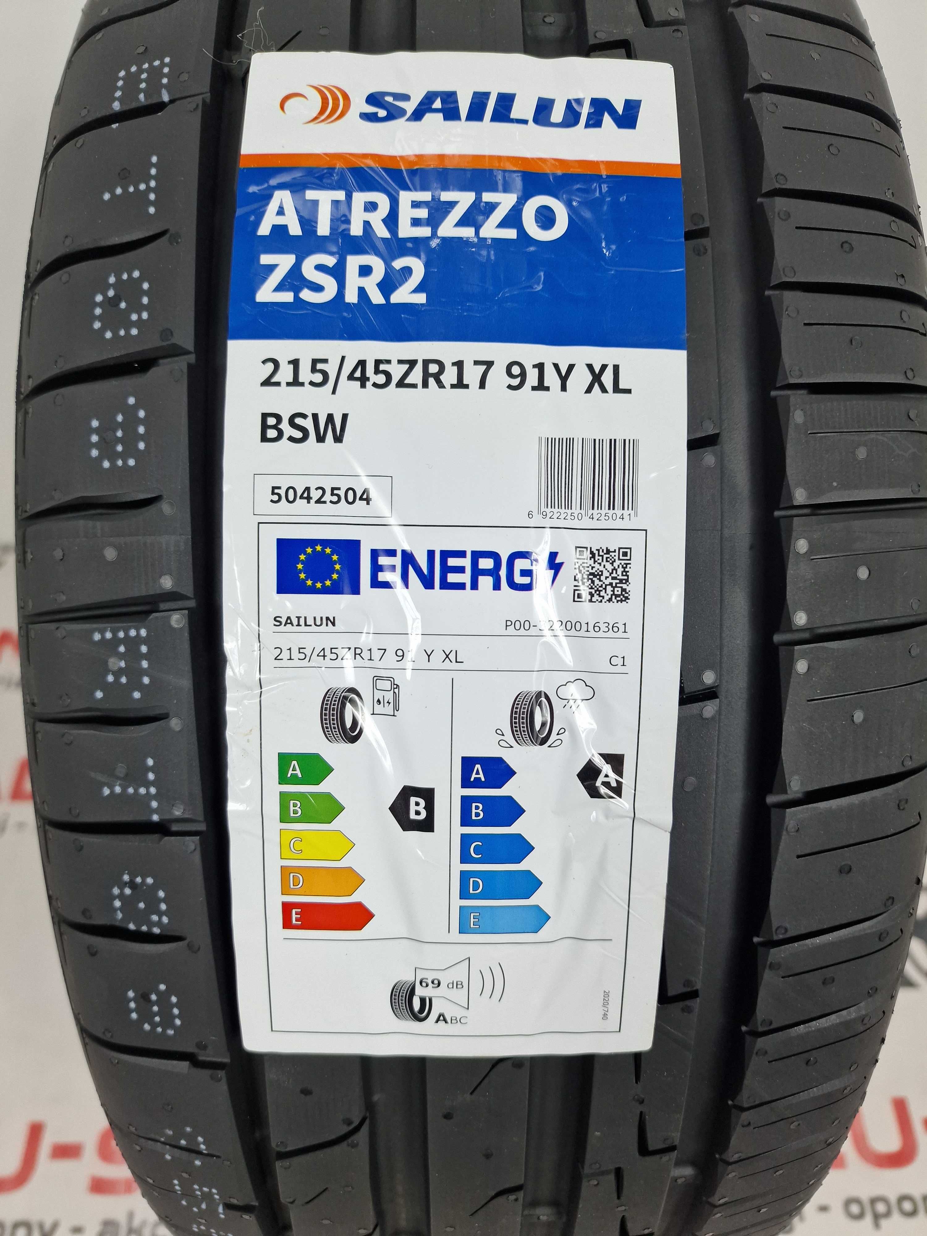 NOWE letnie OPONY 215/45R17- SAILUN Atrezzo ZSR2