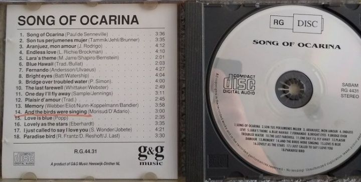 Song Of Ocarina płyta CD