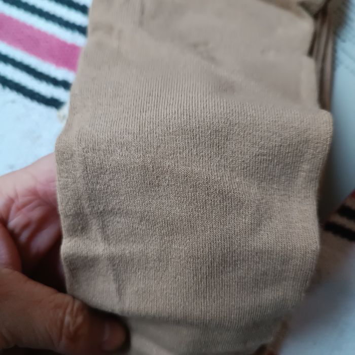 Rajstopy bawełniane beżowe -WOLA