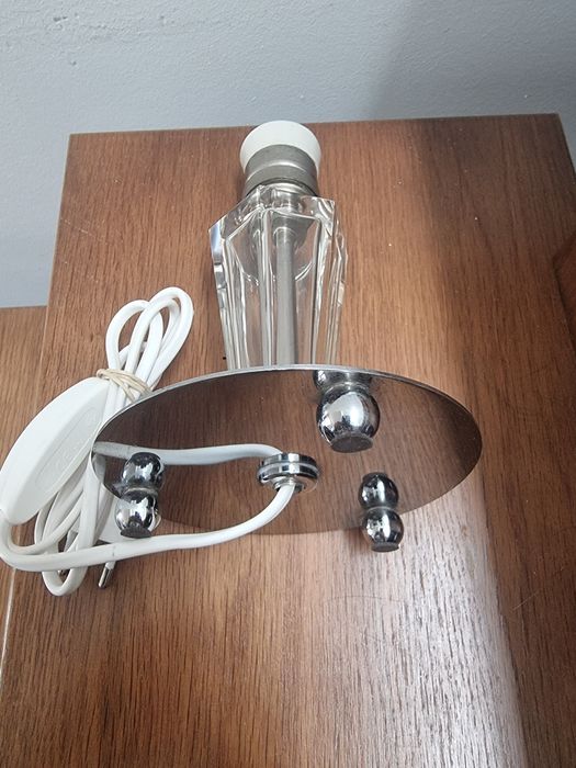 Candeeiro Vintage em Cristal e Metal