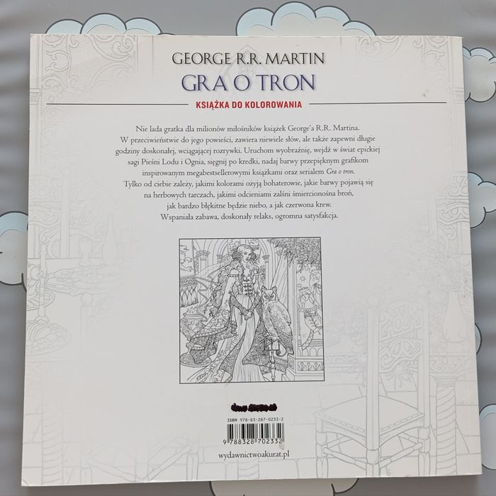 Kolorowanka Gra o tron Martin
