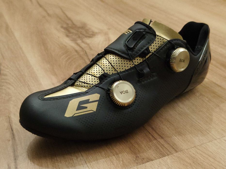 Sapatos de estrada Gaerne CarbonG.STL Gold Rush