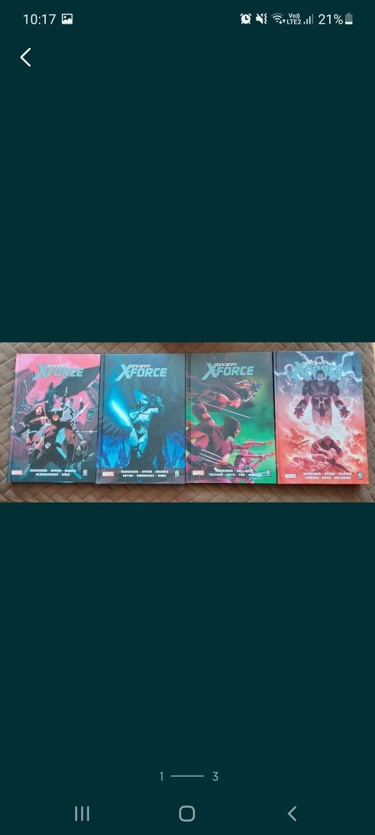 Komiksy Marvel. X-Force Uncanny, zeszyty 1-4.