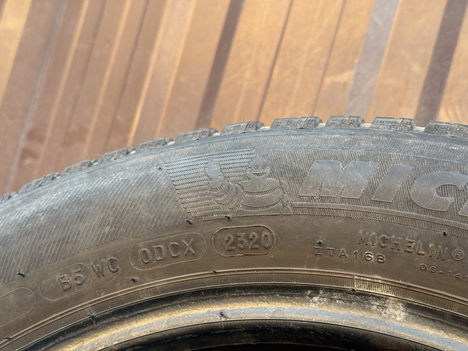 Зимова резина 205/55 R16 5-7 мм 20 рік Michelin Шира зима Гума Європа