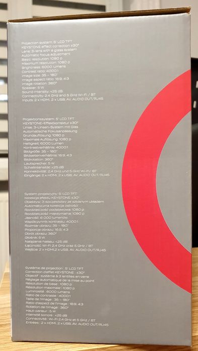 BLACK FRIDAY DEAL! NOWY Projektor Overmax Multipic 5.1 LED Full HD