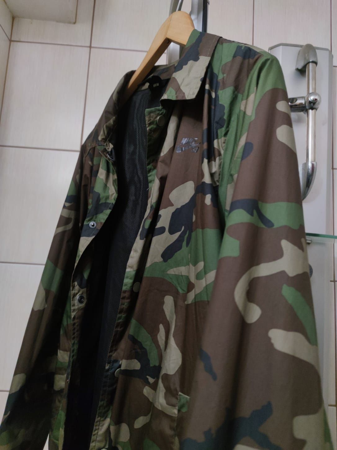 kurtka Nike SB shell S wiatrówka przeciwdeszczowa camo kamo kamuflage