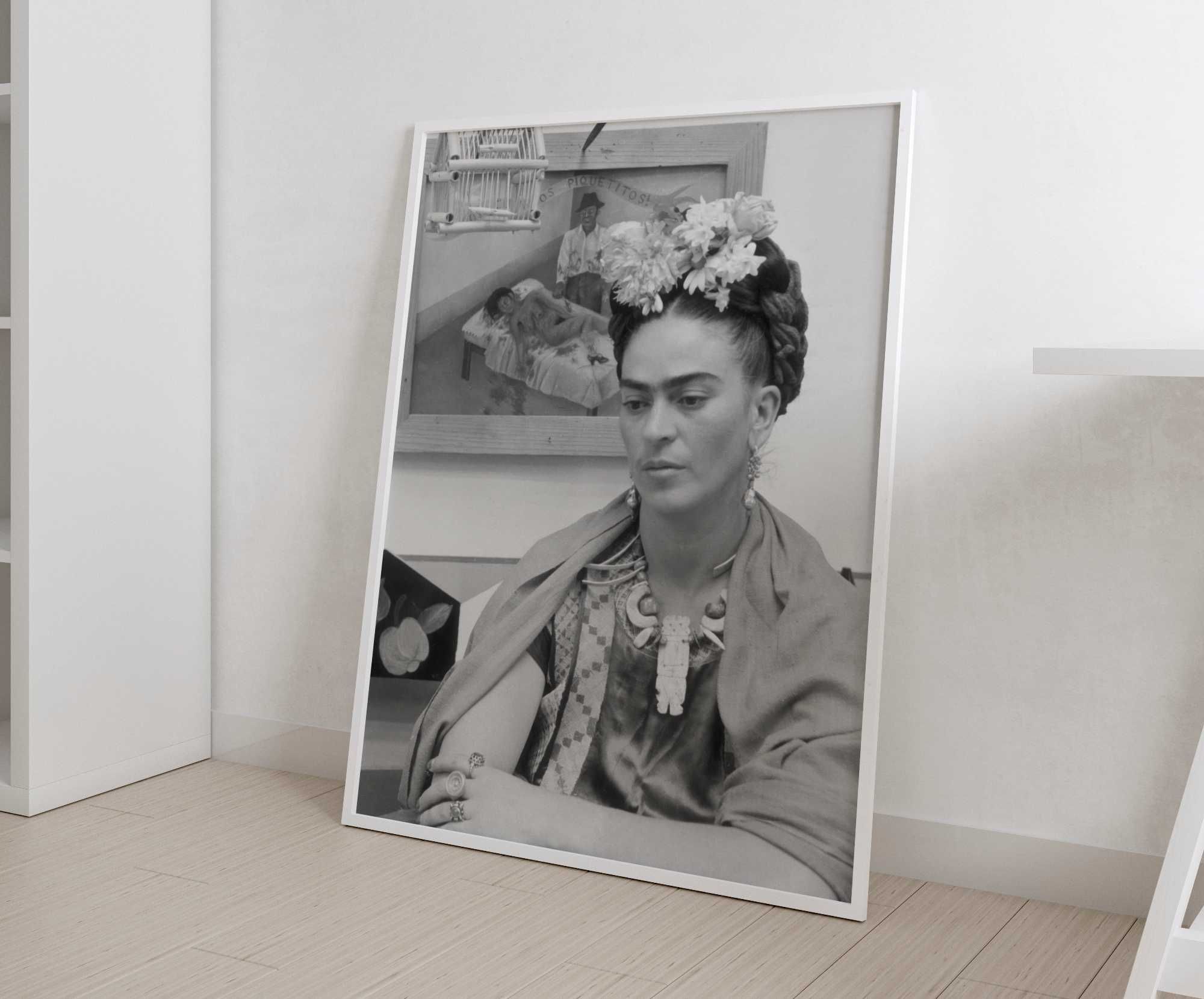 Plakat A3 piękny portret Frida Kahlo