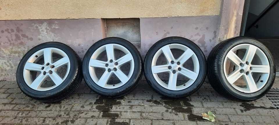 Felgi wraz z oponami letnimi AUDI  7.5Jx17 H2 ET32