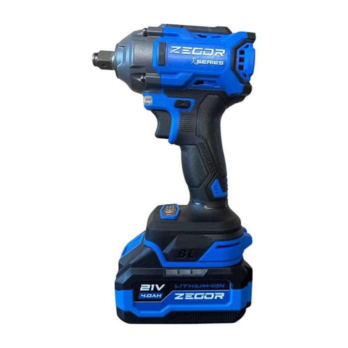 Гайковерт ударный аккумуляторный Zegor SDAX-21BL-500 21V