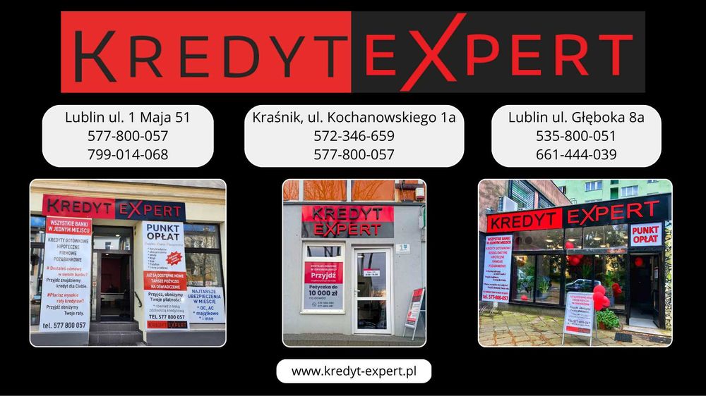 Kraśnik Pożyczki, Kredyty dla każdego ul. Kochanowskiego 1a Kraśnik