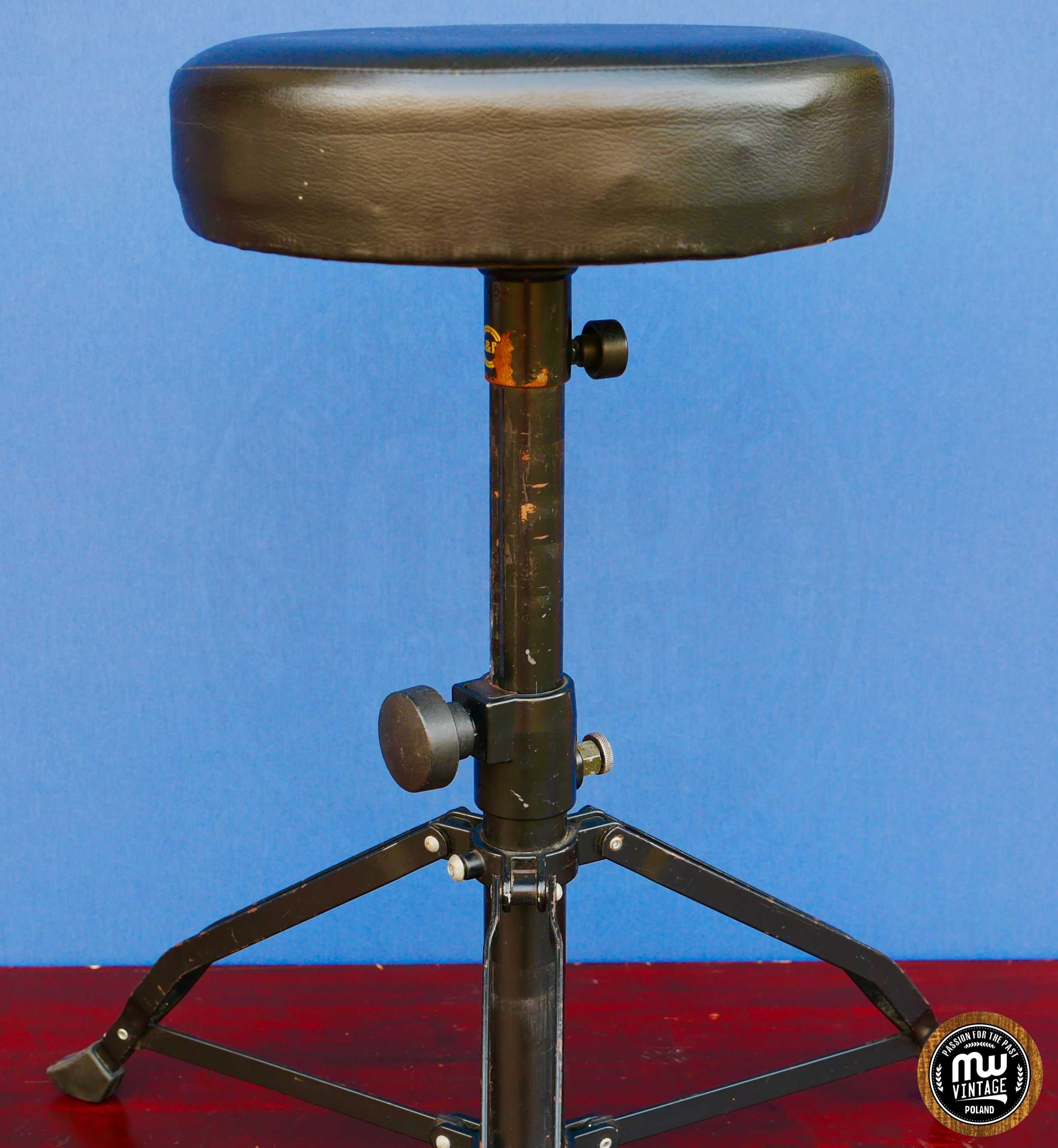 K&M - stołek perkusyjny czarny ‼️