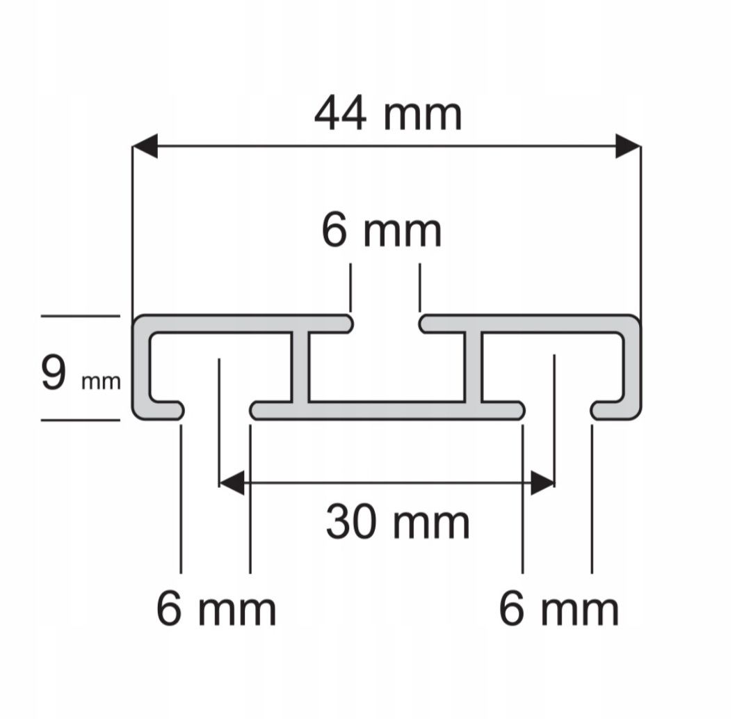 Karnisz 150cm + 2 łuki