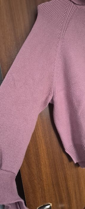 Zara L sweter z golfem wiskoza