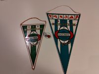 RKS Radomiak Radom - proporzec x2 + odznaka - proporczyk herb znaczek