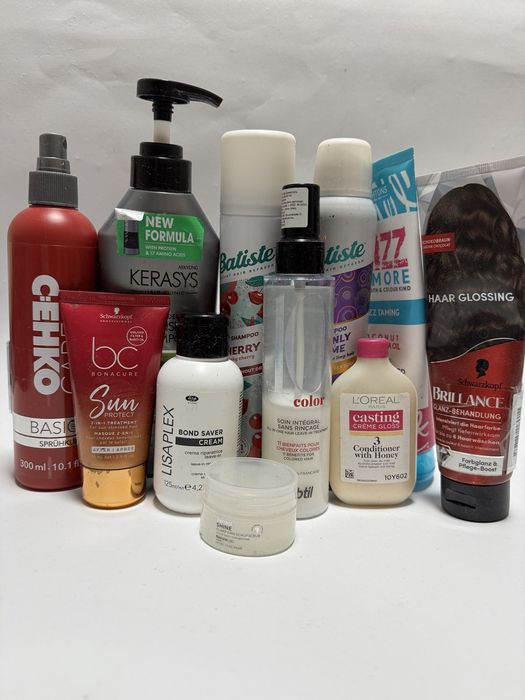 Лоти залишків доглядових продуктів для волосся