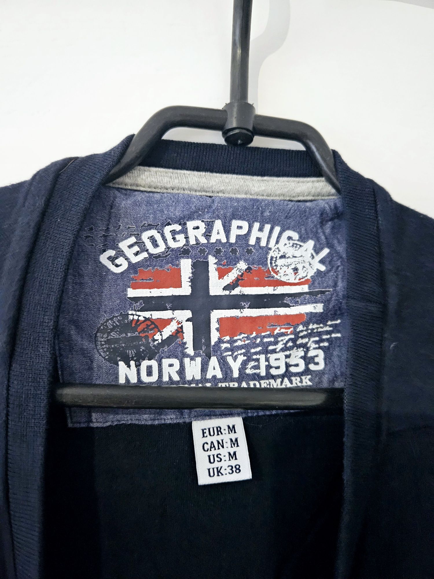 Granatowa koszulka Geographical Norway m 38