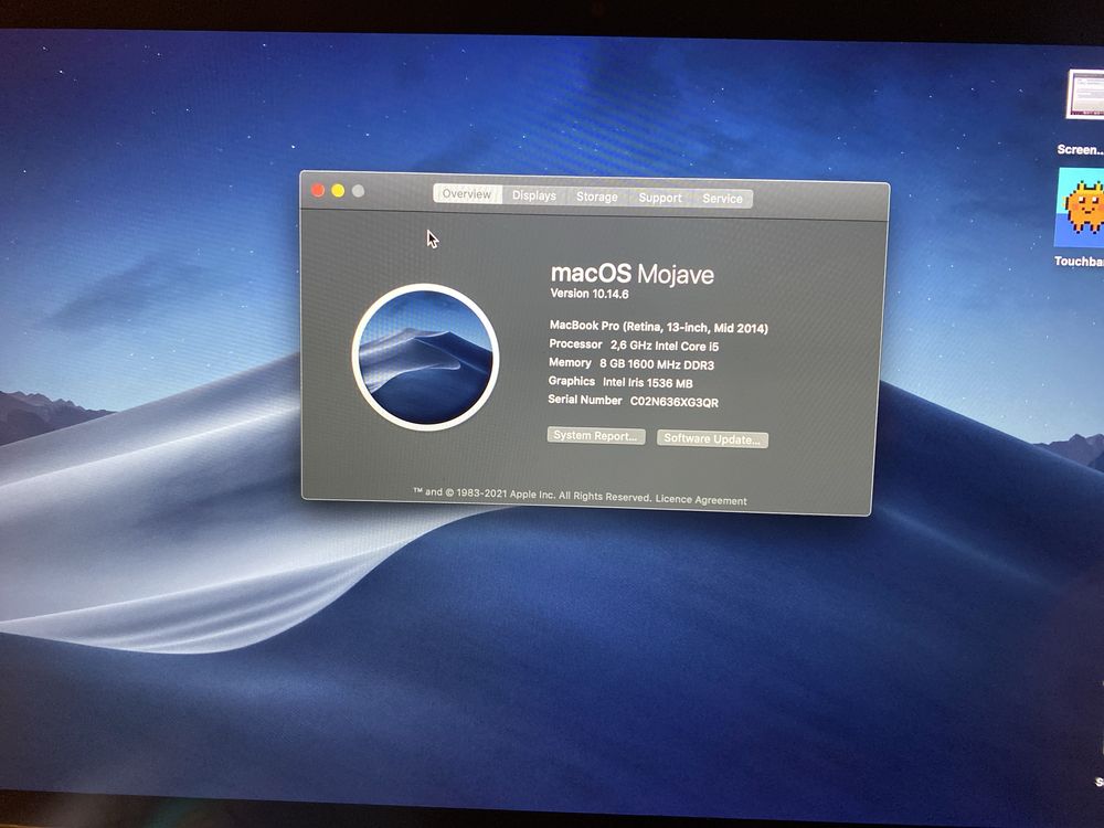 Macbook Pro 2014 Retina 13-inch