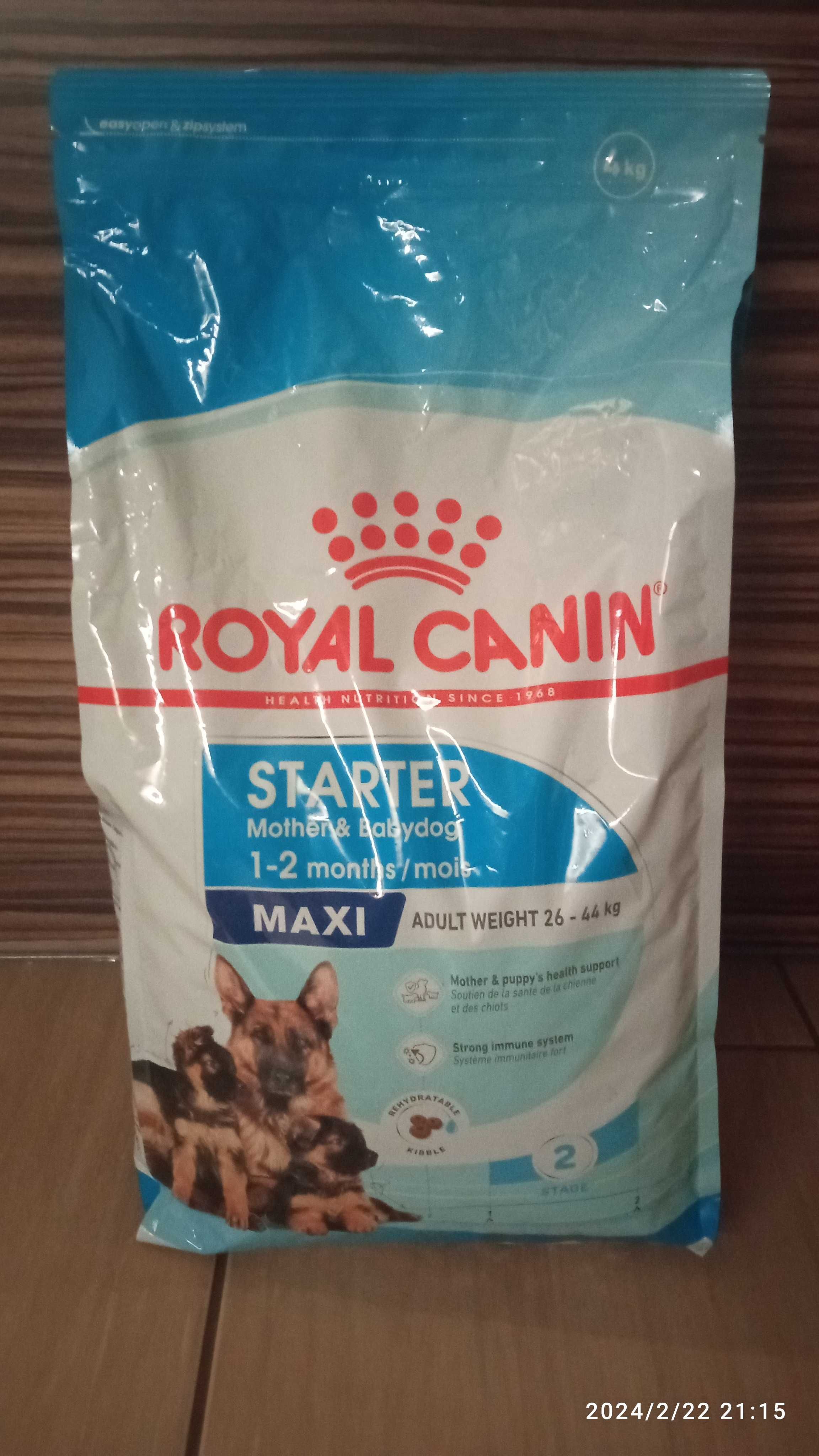 Royal Canin SHN Starter | Mother & Maxi Babydog 4kg (po terminie)