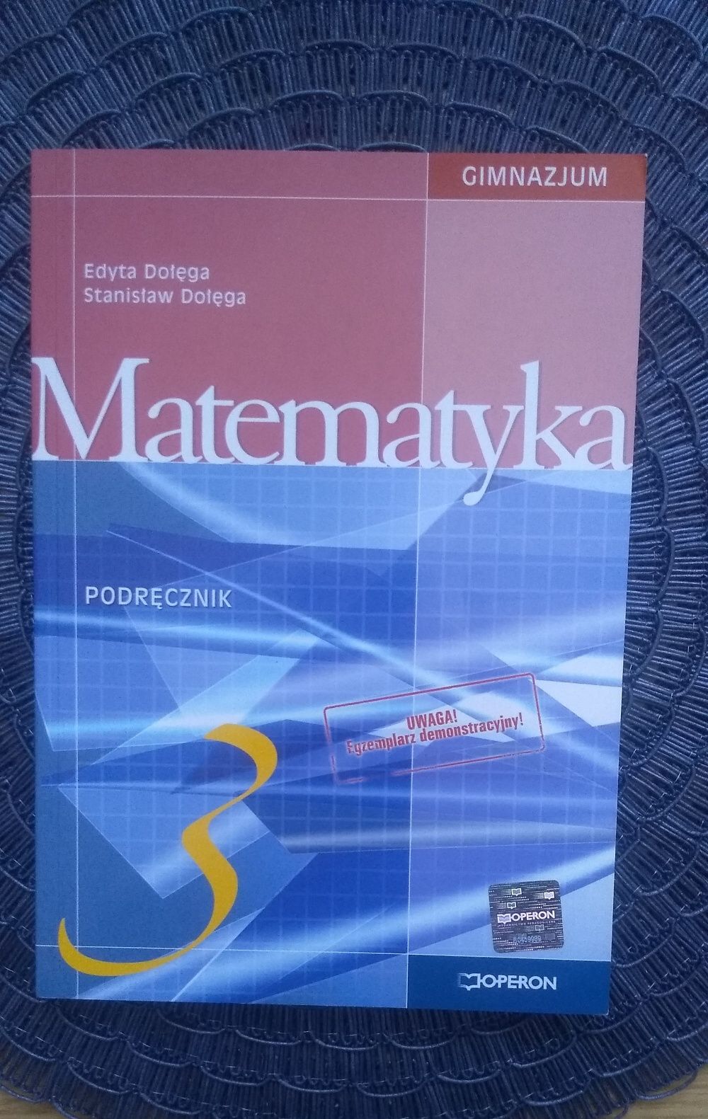 Zestaw podręczniki do matematyki cz 2,3 operon