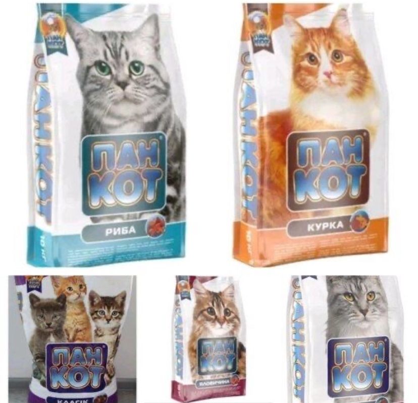 Сухий корм для котів / Сухой корм для котов ТМ "Пан Кот", 10 кг