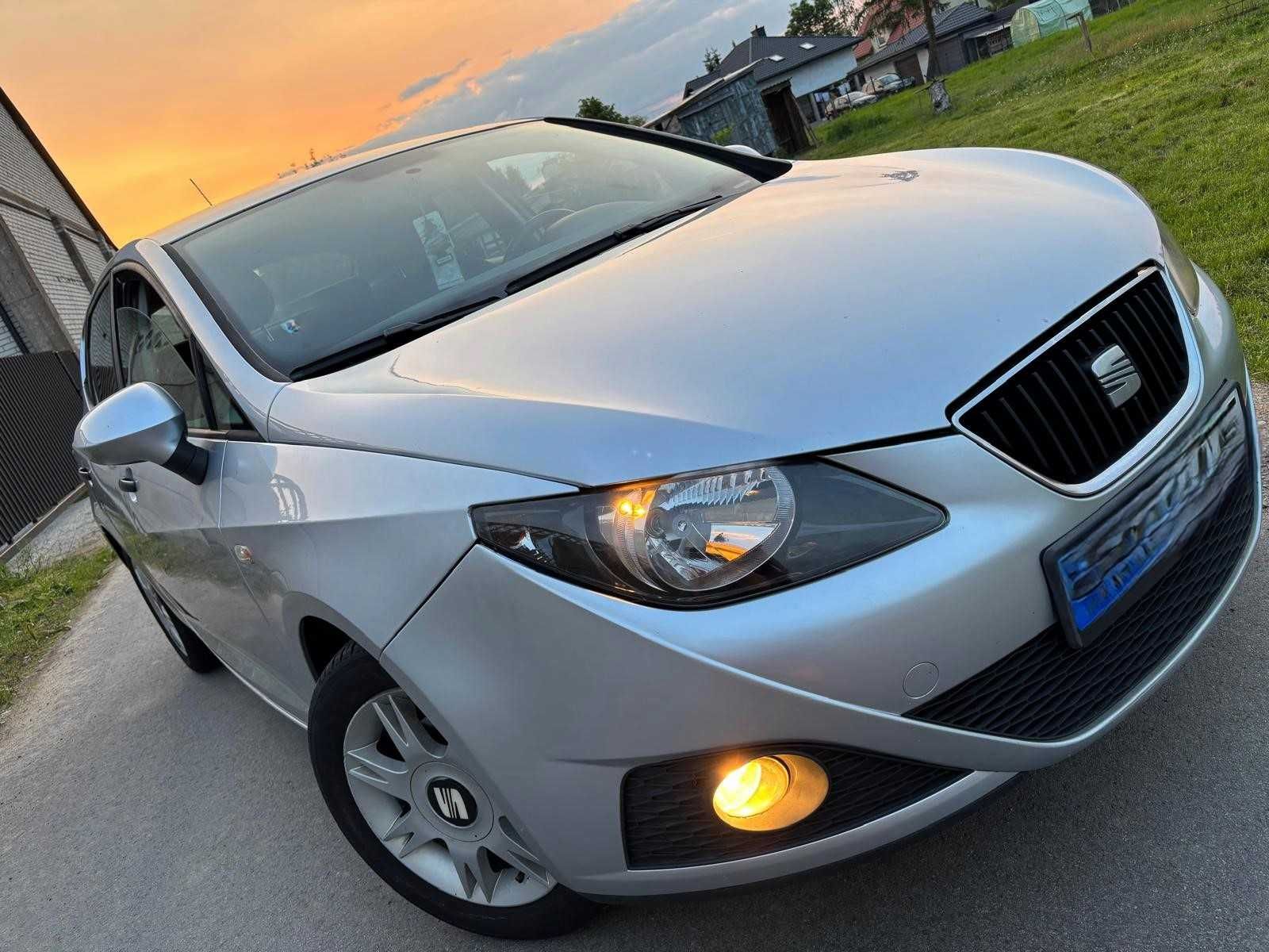 Piękna Ibiza Salon PL serwis Aso / 1.4Mpi / 2010r / 2x koła / Klima
