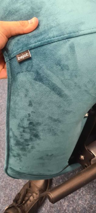 Fotel konferencyjny Bejot Lumi gabinetowy turkusowy fotele krzesła