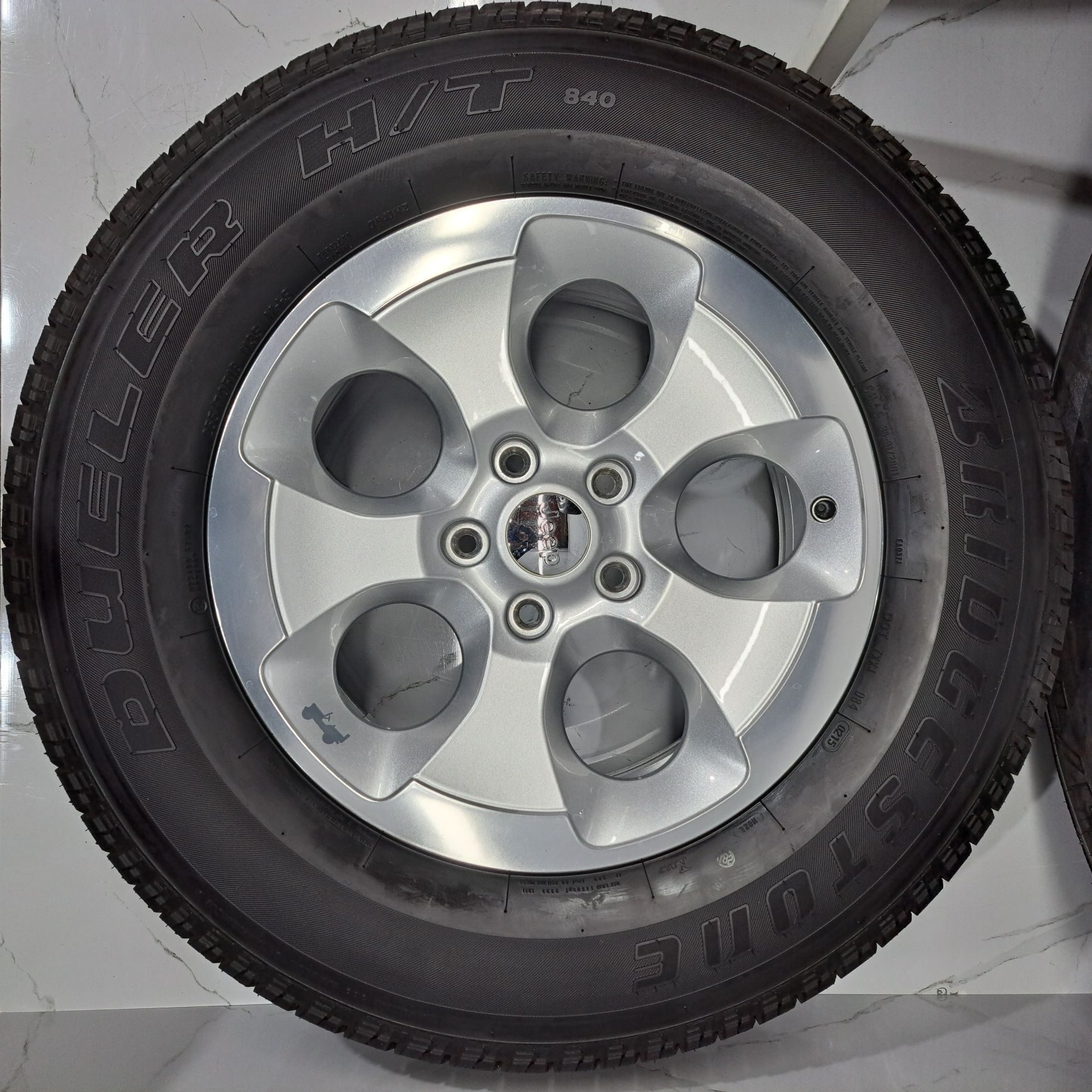 Jantes 18" originais Jeep Wrangler Sahara 5x127