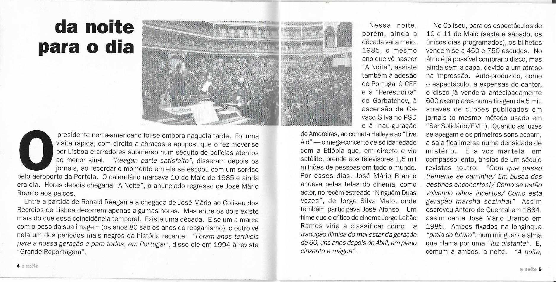 José Mário Branco - - - - - A Noite - - - - - CD