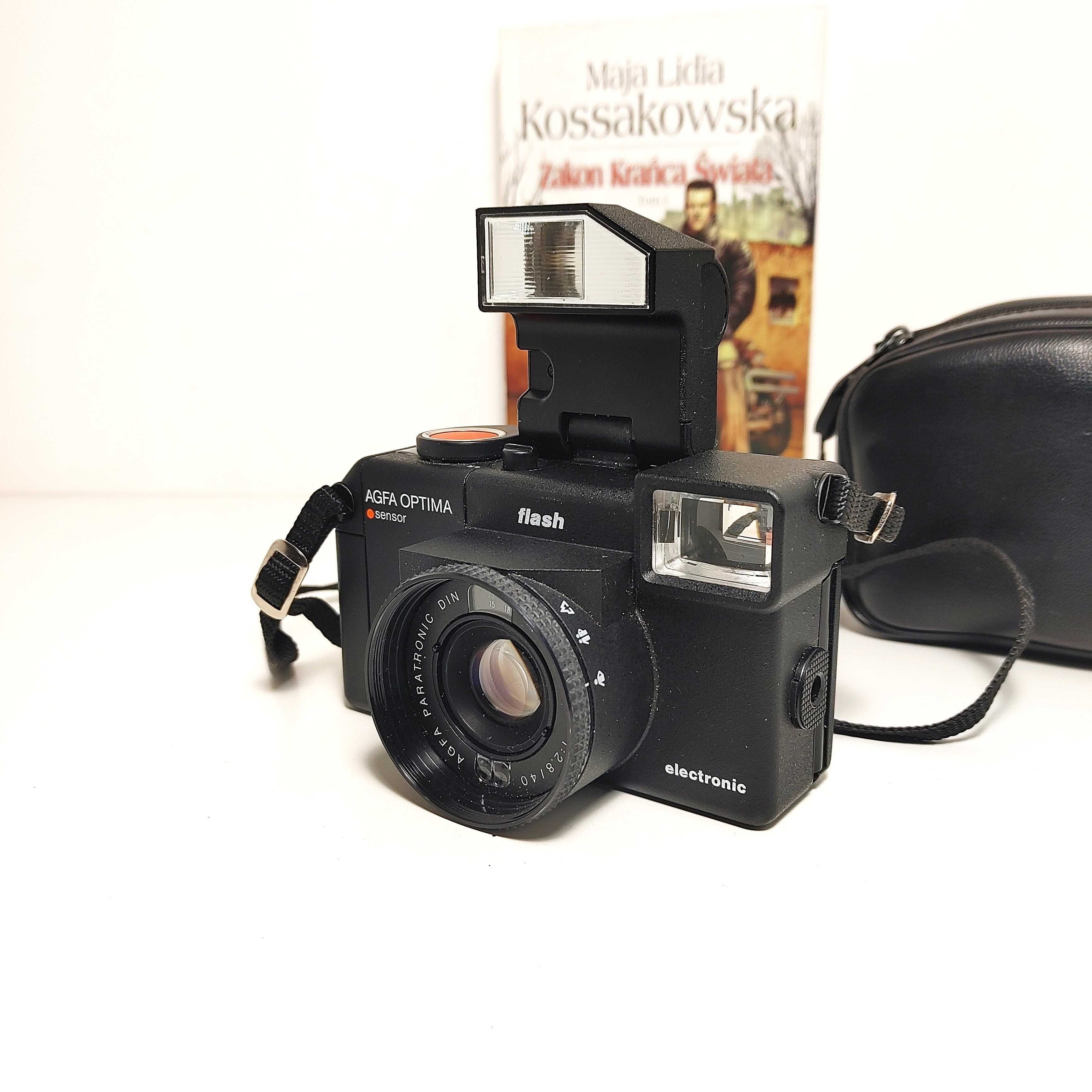 Aparat analogowy Vintage AGFA Optima Sensor Flash Electronic Cudo