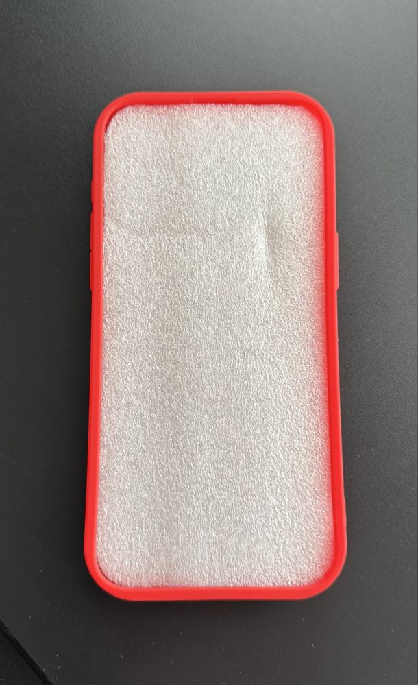 Etui case nowe red czerwone iPhone 15 pro max