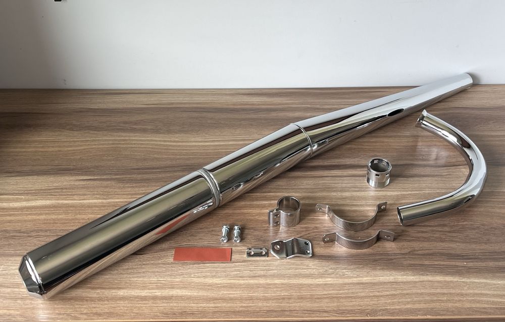 NOWY DUELLS zestaw wydechowy tłumik MZ ETZ 250