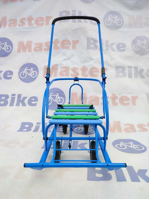 Санки на колесах "Мрія" блакитні