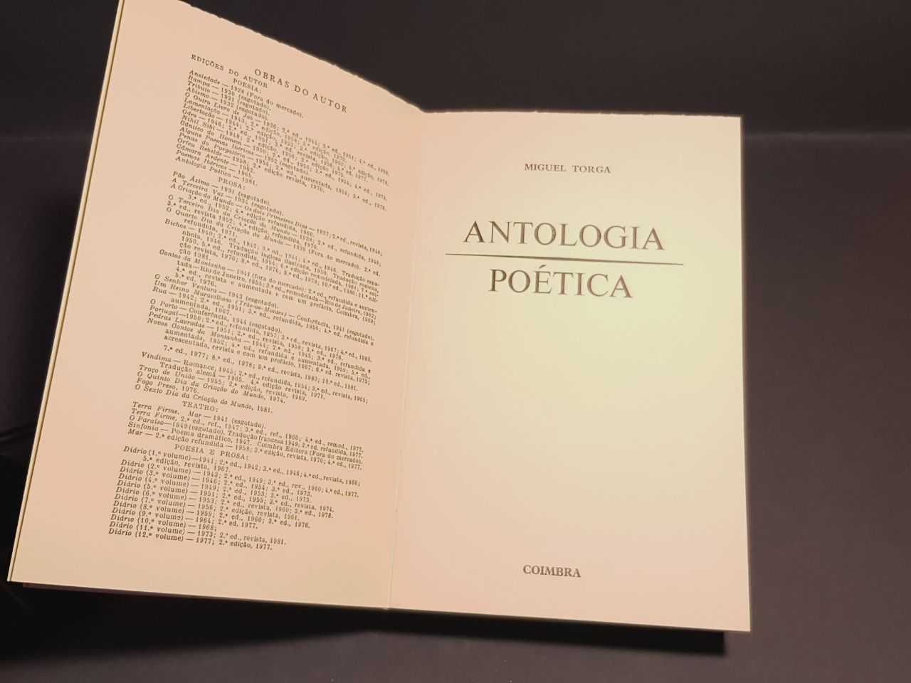 [1.ª Edição 1981] - Miguel Torga - Antologia Poética