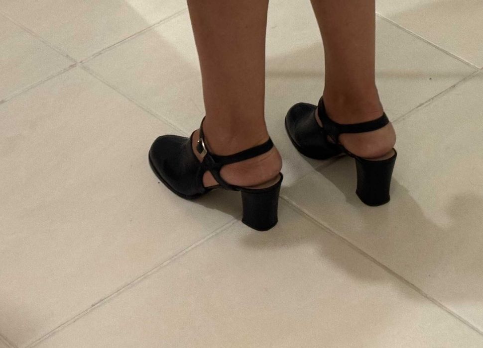 Sandálias azul escuro 36