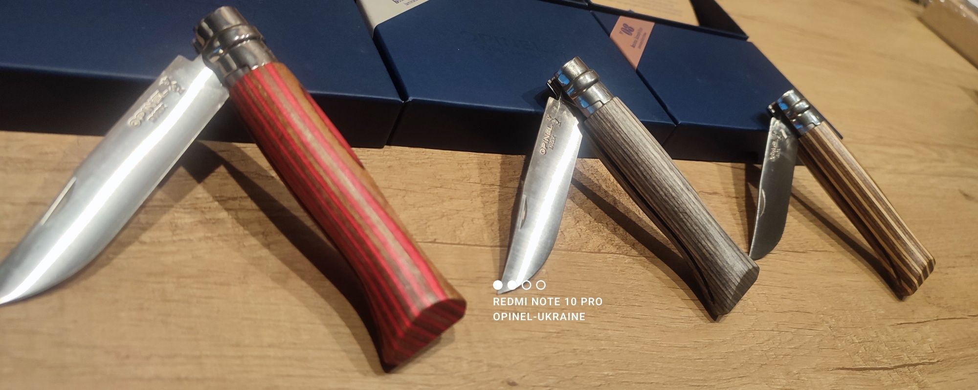 Нож Opinel 8 Inox Laminated 08 002390 002389 002388 подарочный лимитка