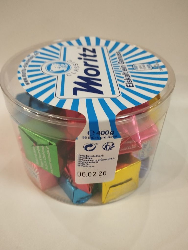 Czekoladki moritz 400 g najlepsze schłodzone w lodówce