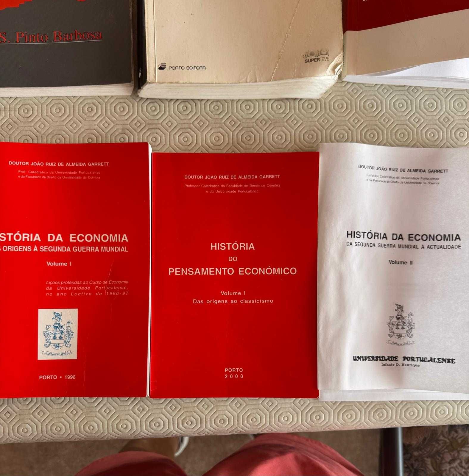 Conjunto de 11 livros - Economia e Direito