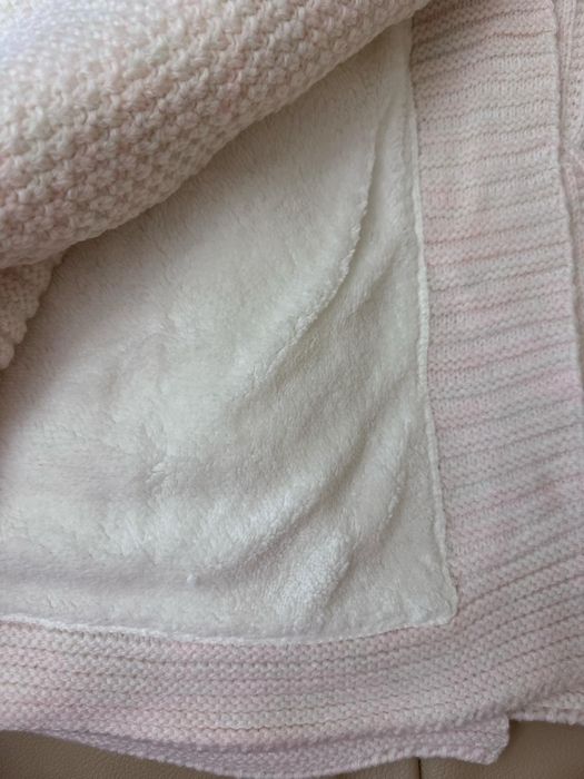 Плед для немовляти (Утеплений, колір ніжно рожевий з перламутром)