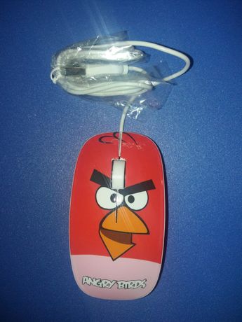 Novo-Rato Optico Angry Birds USB