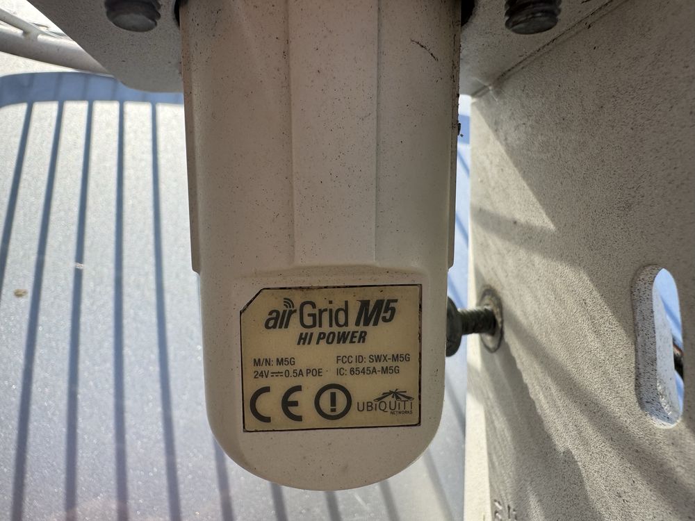 Wi-Fi 2,4ГГц Ubiquiti AirGrid M-5 HI POWER