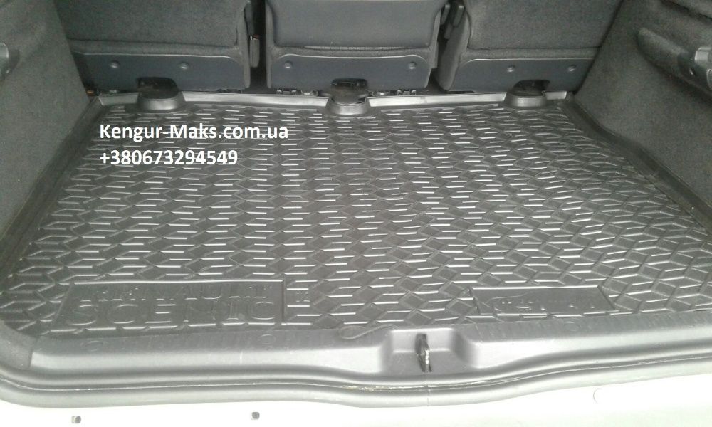 Коврик в Багажник Renault Scenic 2 2003+ Grand Scenik 3 2009+ автогум