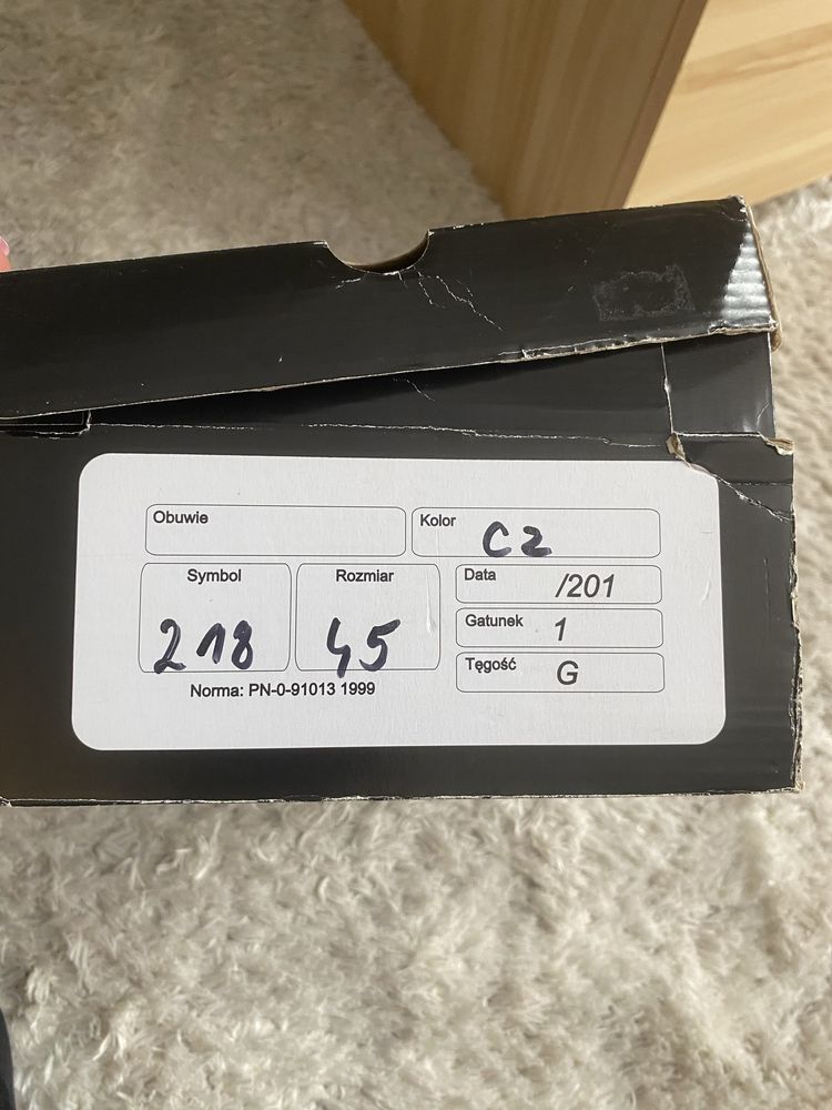 Buty wizytowe czarne 45