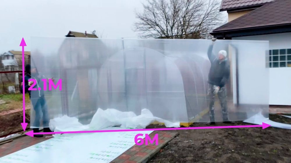 Poliwęglan komorowy 6 mm bezbarwny, 2.1×6 m, UV