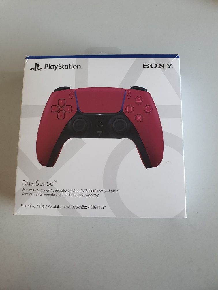 Pad ps5 Dualsense czerwony